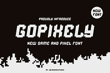 Gopixely - Game & Pixel Font
