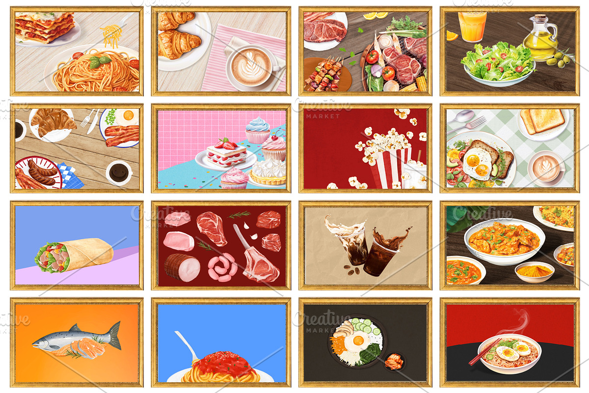 Kitchen WallArt Bundle,Kitchen print, a Wallpaper Photo by Chipshpow Graphics (Photo 4 of 10)