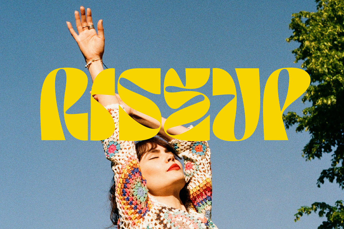 NEW WAVE - display font, a Sans Serif Font by Tropical Type (Photo 11 of 11)