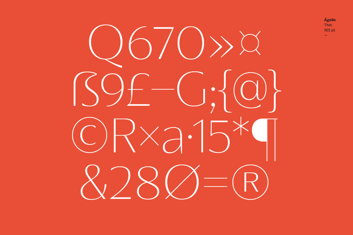 Águila, a Sans Serif Font by Latinotype (Photo 4 of 15)