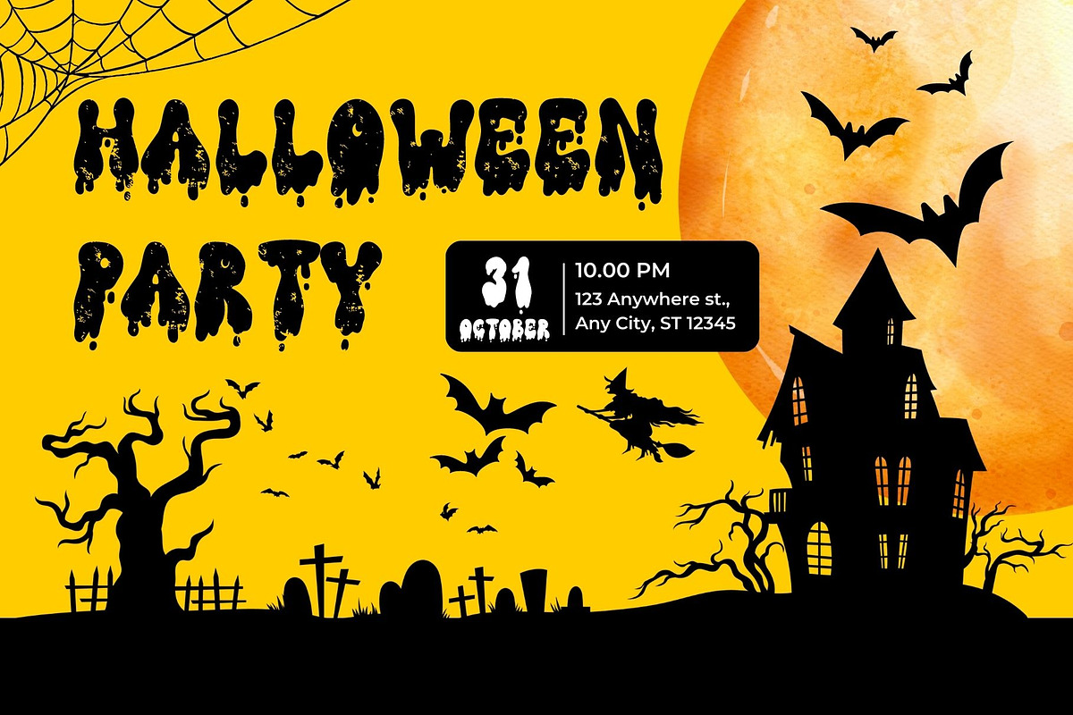 Groovy Drip is a cool Halloween font, a Handwritten Font by Brown Cupple (Photo 2 of 8)