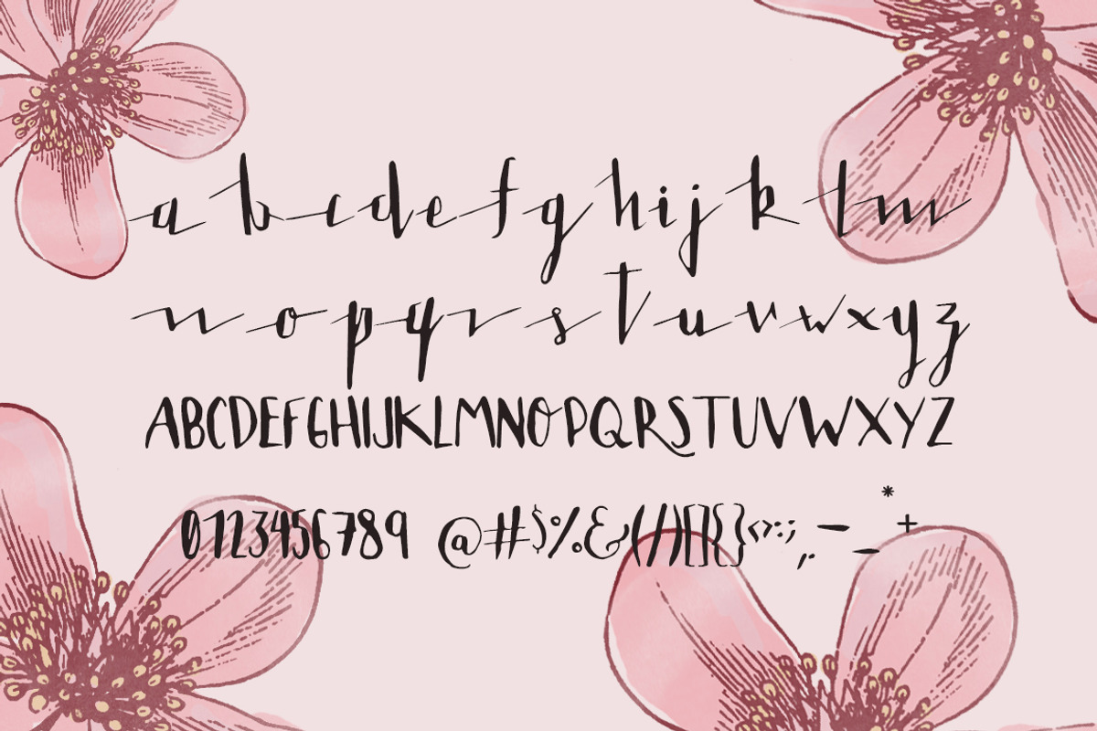 Love Letter Font preview 2