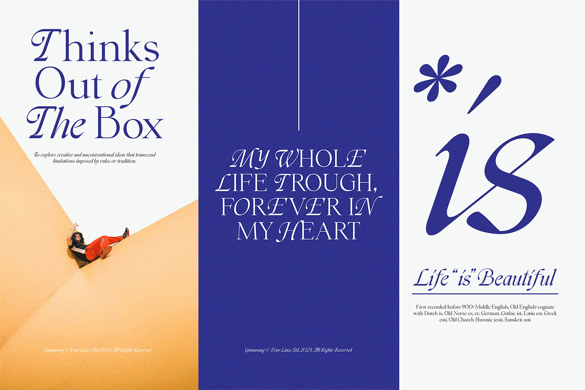Gumarang - Serif Font, a Serif Font by Four Lines Std. (Photo 12 of 14)