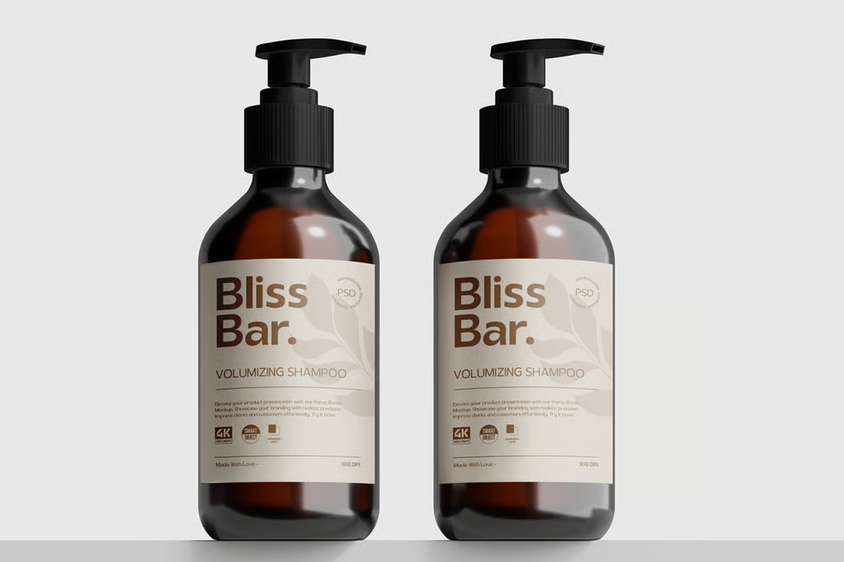Pump Bottle Mockup Set, a Household Mockup by graphicsauce (Photo 4 of 4)