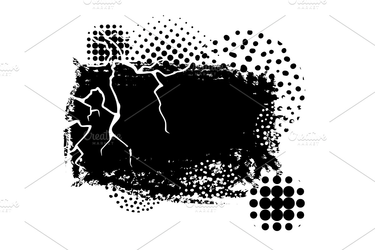 Splatter Paint Texture with cracks, an Illustration by Nenahliadava Design