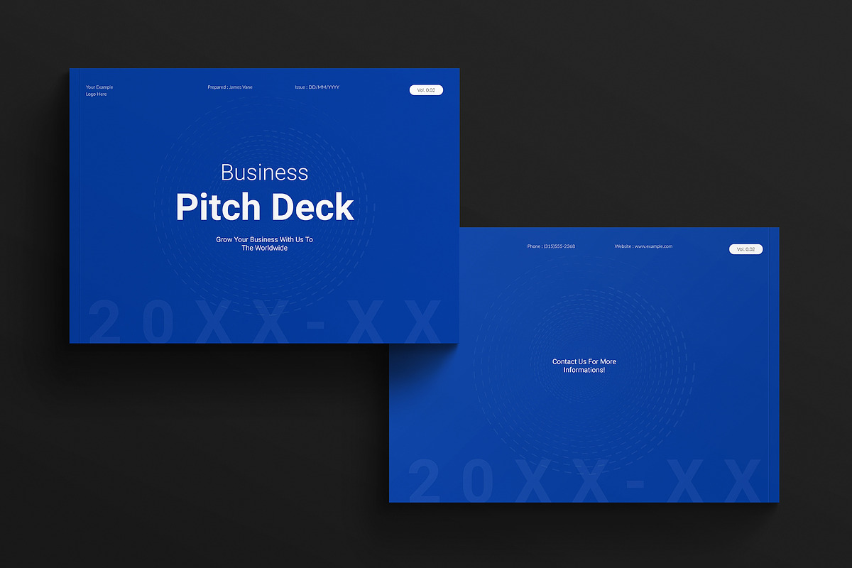 Digital Pitch Deck Landscape, a Brochure Template by E-Type (Photo 7 of 7)