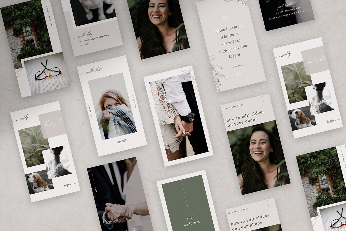 Olive Creative Social Media Template, a Social Media Template by SAFFRON AVENUE (Photo 4 of 5)