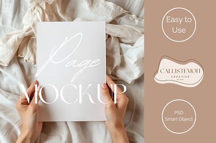 A4 Page Mockup Luxury PA-WH-01