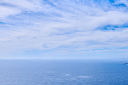 Calm beach and sea, a Photo by Peopleimages.com