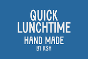 Quick Lunchtime, a Handwritten Font by KH STUDIO (Thumbnail 1 of 5)