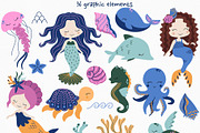 Little Mermaid Collection, an Object Illustration by owlasya (Thumbnail 8 of 10)