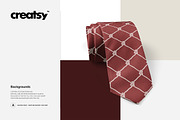 Neck Tie Mockup Set, a Shirt Mockup by creatsy4 (Thumbnail 10 of 12)