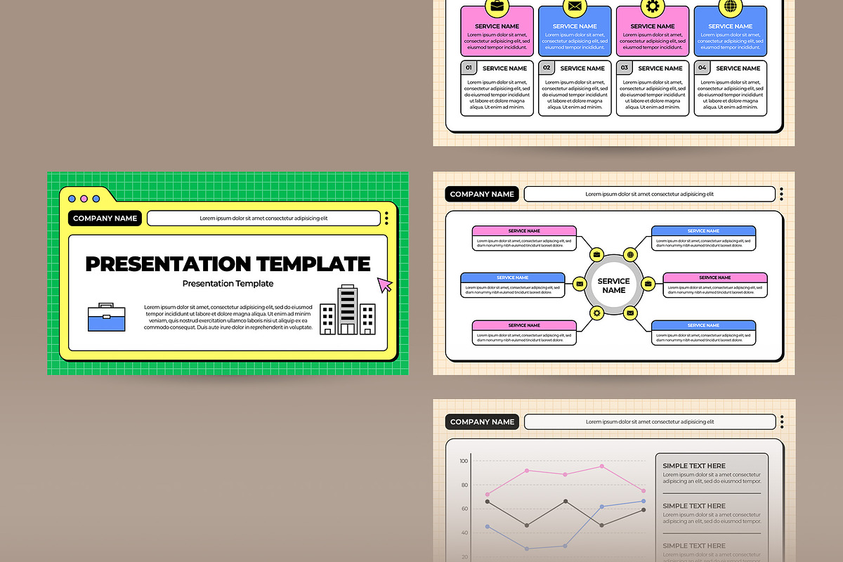 Business Plan PowerPoint Template, a Presentation Template by CreativeUP (Photo 3 of 6)