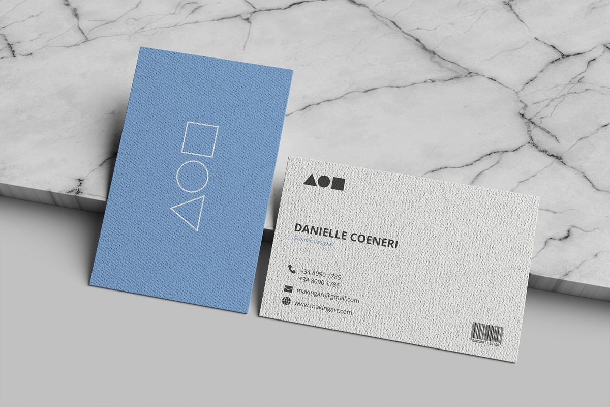 Realistic Business Card Mockup PSD, an Advertising Mockup by MA-KING_ART (Photo 3 of 5)