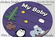 Nursery Door Hanger SVG 329, a Graphic by AtacanDigital (Thumbnail 2 of 6)