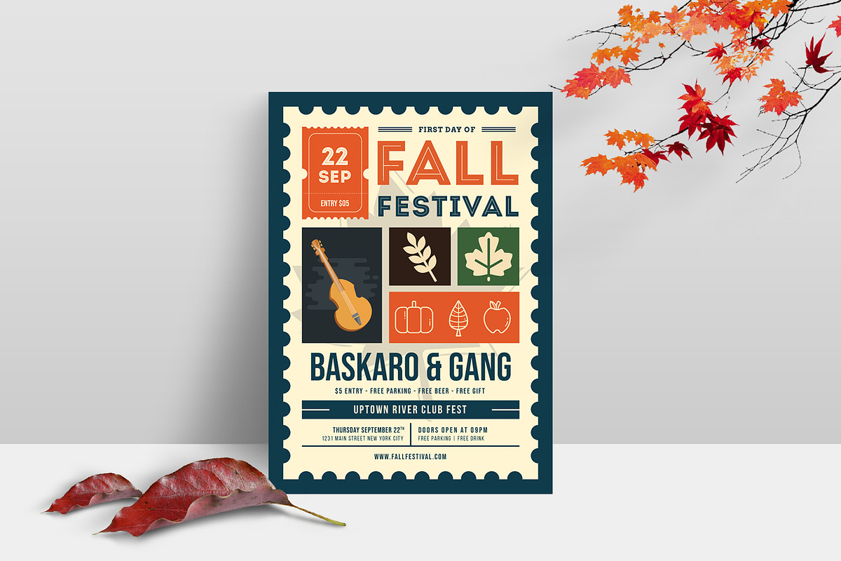 Autumn Flyer Template, a Flyer Template by VictorThemes
