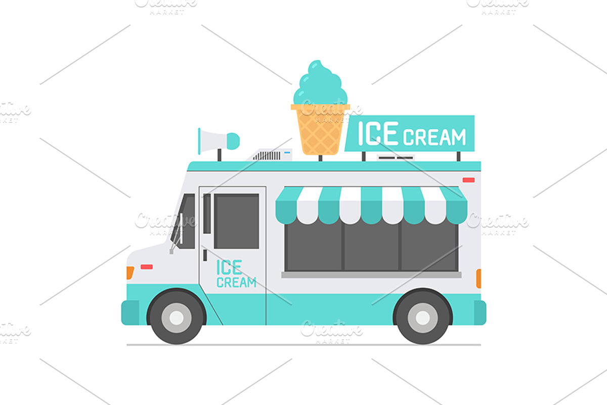 Set of Food Trucks, a Food Illustration by Volyk (Photo 5 of 6)