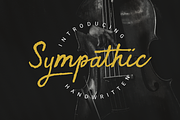 Sympathic, a Script Font by Letterature Std. (Thumbnail 1 of 10)