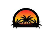 Desert Sunset Landscape Bundle, an Illustration by yasushie (Thumbnail 21 of 31)