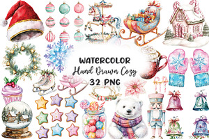 Hand Drawn Cozy Christmas Sublimatio, an Illustration by CraftArtStudio