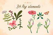 Whimsical Easter Animals PNG Set, an Animal Illustration by FaliushViktoriaArtist (Thumbnail 3 of 11)