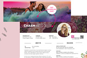 Sweet Resume Template, a Resume Template by CharmBello (Thumbnail 2 of 5)