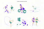 Sport Characters, a Sport Illustration by Promo Graphics (Thumbnail 2 of 4)