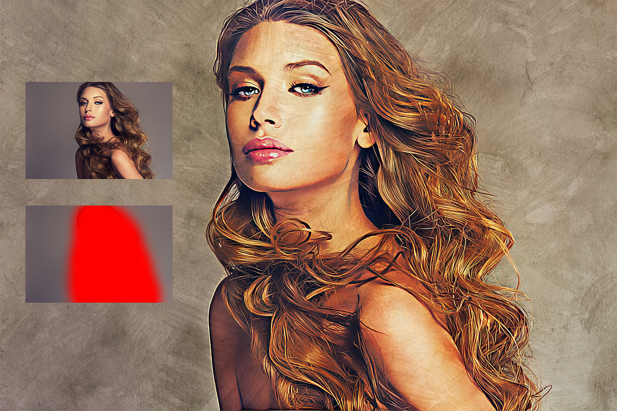 Artistic Painting Photoshop Action, an Action Add-On by Design Forest (Photo 8 of 14)