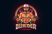 Fitness And Gym Logo, a Branding & Logo Template by Kongstones_std (Thumbnail 2 of 6)