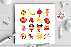Super Cute Chinese New Year Set