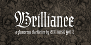 Brilliance, a Blackletter Font by Catharsis Fonts (Thumbnail 1 of 8)