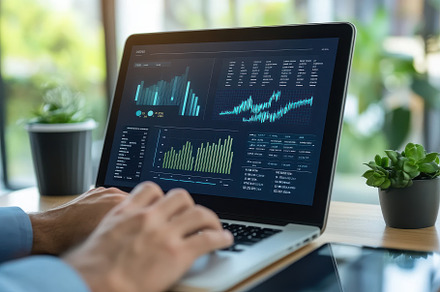 Business report featuring visually, a Photo by Pavel_design