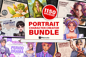 PROCREATE PORTRAIT CREATOR 5 IN 1