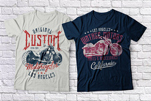 Old Biker Label Font Bonus