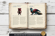 The Lapis Bestiary Fantasy Cliparts, a Decorative Illustration by ThatsDesignArt (Thumbnail 16 of 17)