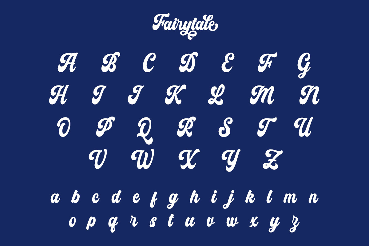 Fairytale Groovy Retro Font, a Script Font by Muntab_Art (Photo 9 of 10)