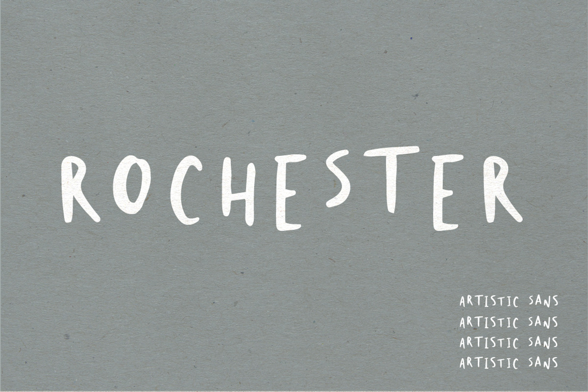 Rochester | An Abstract Font preview 5