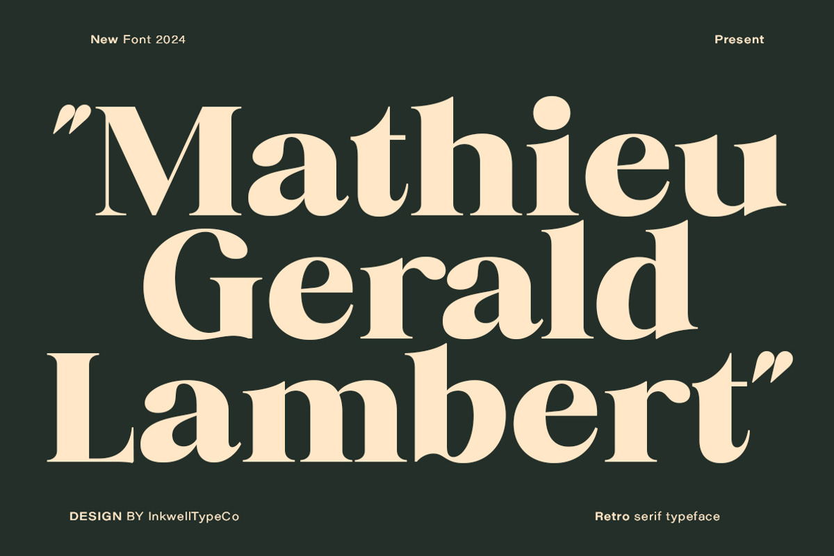 Keratha - MODERN RETRO TYPEFACE, a Serif Font by InkwellTypeCo (Photo 4 of 14)