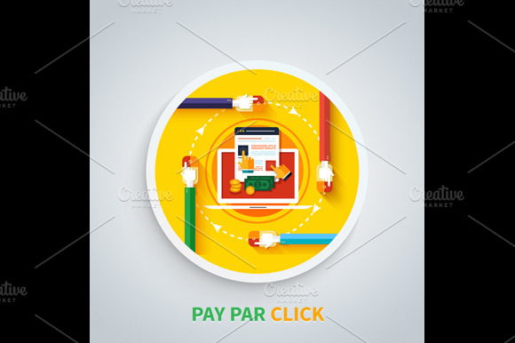 Pay Per Click Concept