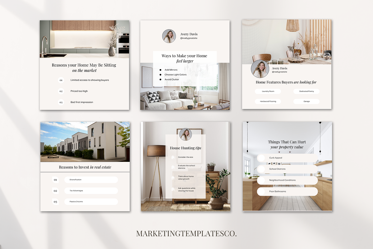 June Real Estate Posts with Captions, a Social Media Template by Marketing Templates Co. (Photo 3 of 10)