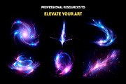 160+ Dark Magic spell Overlay Effect, an Object Graphic by Mikel Blazgad (Thumbnail 4 of 11)