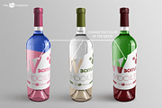 Wine Bottle Mockup Set, a Product Mockup by Free-PSD-Templates (Thumbnail 6 of 6)