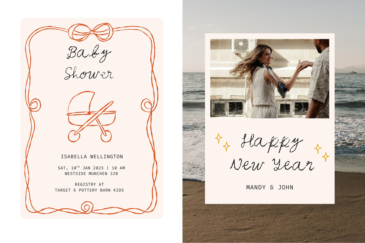 Dreamy Chalk Handwritten Script Font, a Handwritten Font by Kartika Prints (Photo 7 of 22)