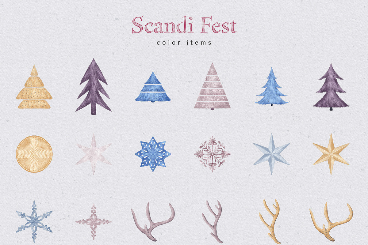 Scandi Fest collection, an Object Graphic by Gray Cat Graphics (Photo 5 of 10)