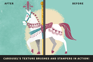 Carousel Photoshop Brush Collection