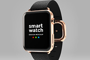 Apple Watch Design Mockup, a Wearable Device Mockup by illustrated (Thumbnail 4 of 5)