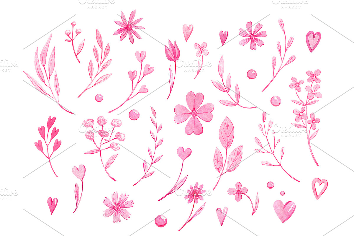 Valentines day, a Decorative Illustration by Watercolor life (Photo 3 of 6)