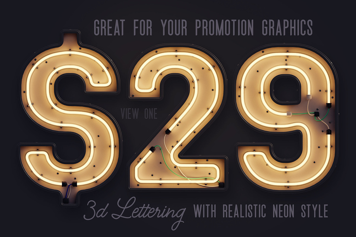 Modern Neon 3D Lettering, a Graphic by TVartworks (Photo 15 of 18)
