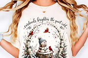 Snowman Christmas Png, a Seasonal Illustration by Coco Bloom (Thumbnail 2 of 3)