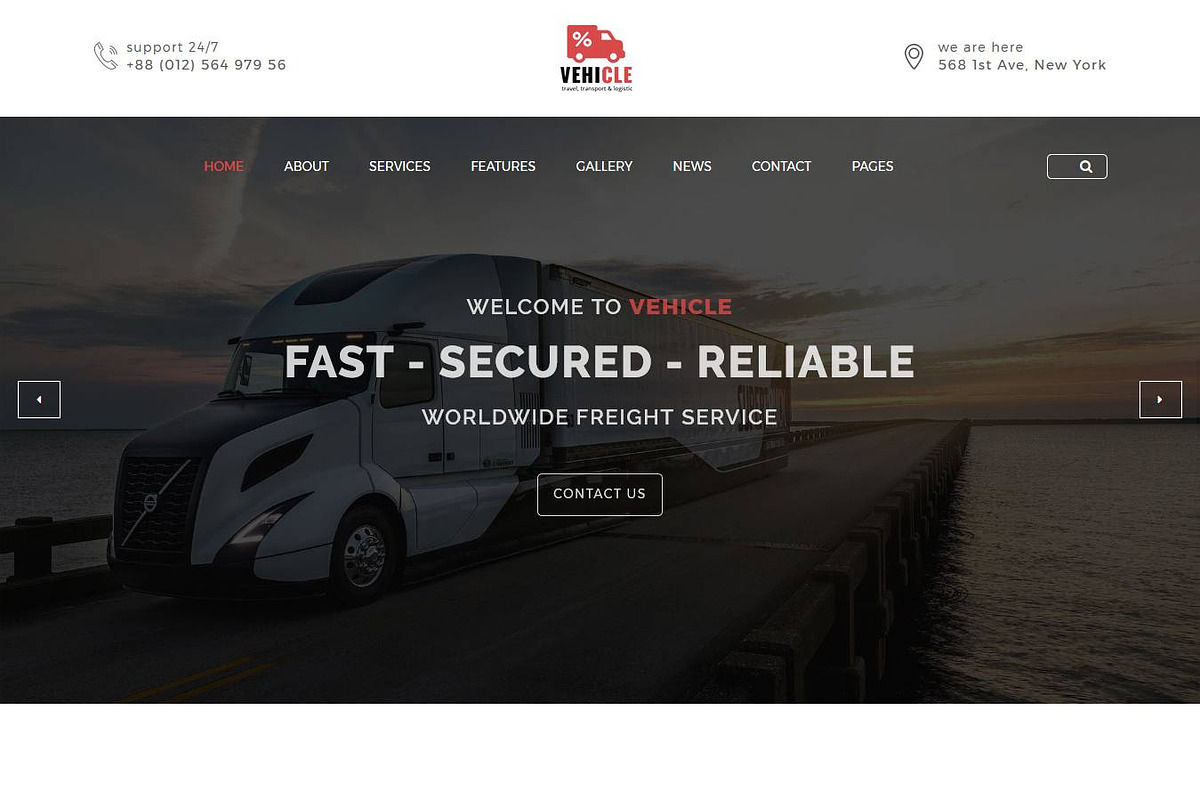 Vehicle - Bootstrap Template, a HTML Template by CreativeGigs (Photo 2 of 6)